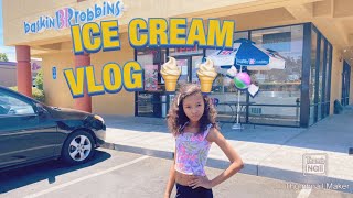 ICE CREAM and IN N OUT VLOG