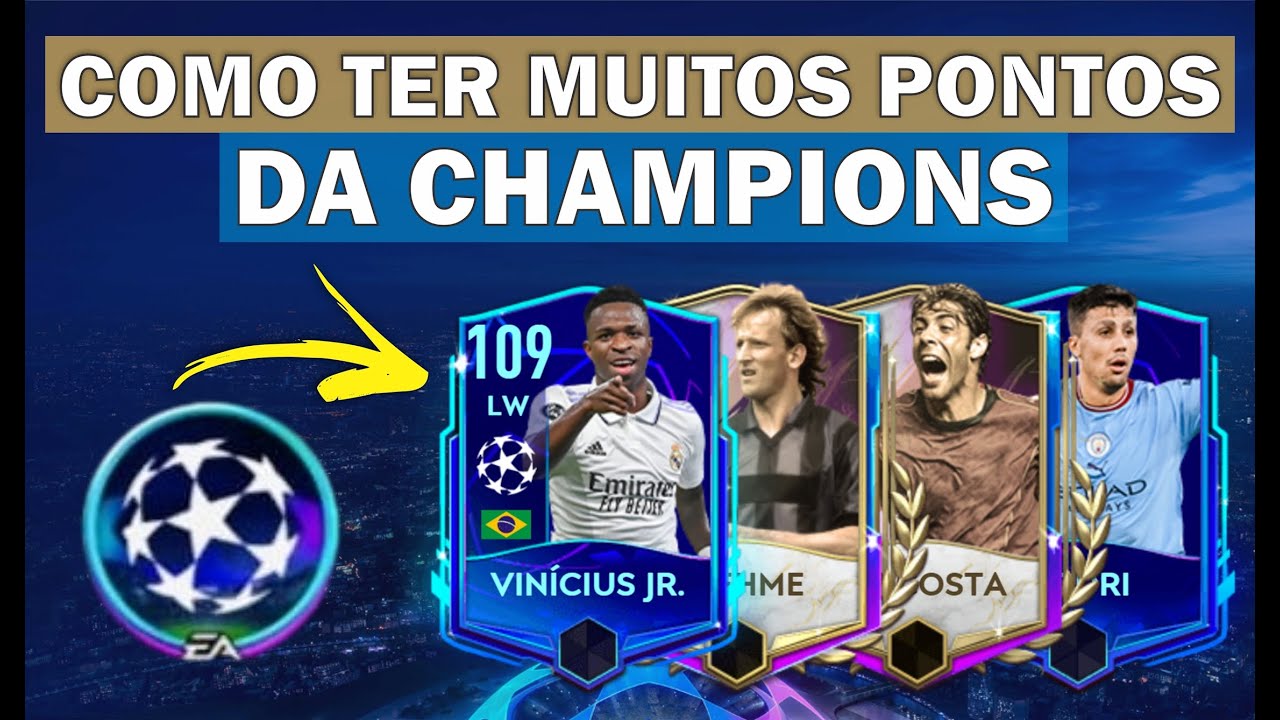 🔴 COMO PEGAR MUITOS PONTOS DA CHAMPIONS LEAGUE NO FIFA MOBILE 🔴 FAZENDO  AS TROCAS 108 E 109 