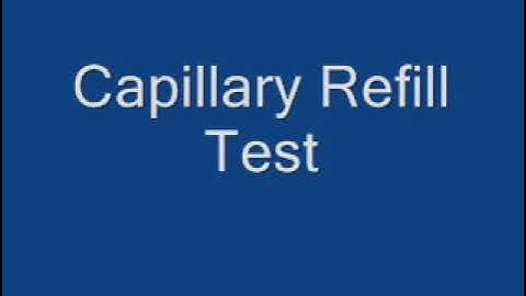 Capillary Refill Test