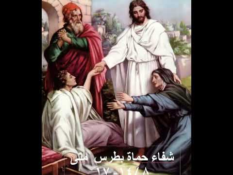 شفاء حماة بطرس متى ٨ ١٤ ١٧