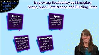 Controlling Variables Through Scope, Span, Persistence and Binding Time