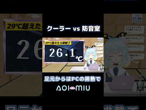 クーラーと防音室の戦い