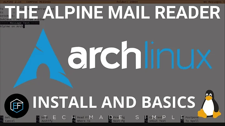 Arch Linux: The Alpine Mail Reader