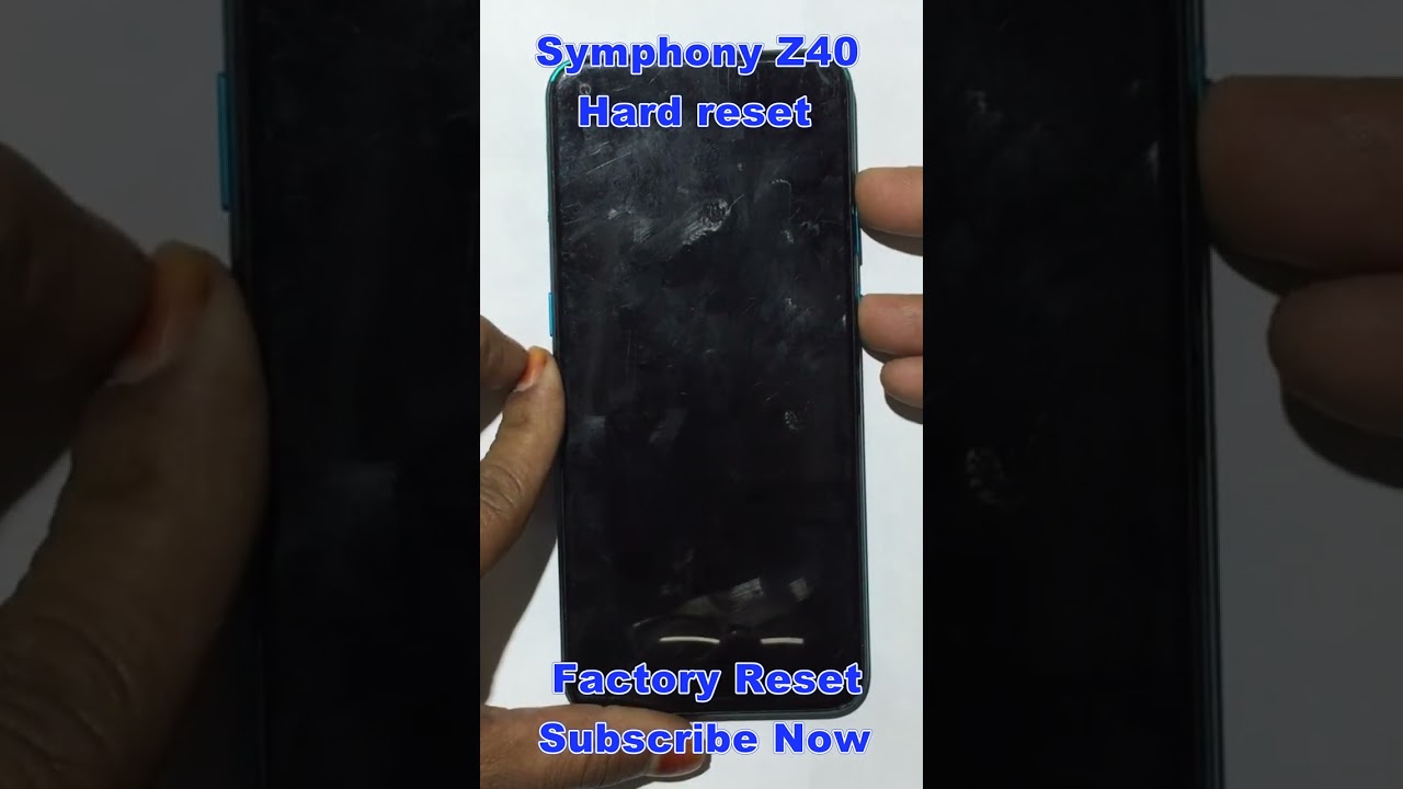 How To Symphony Z 40 Hard Reset Factory Reset 2023