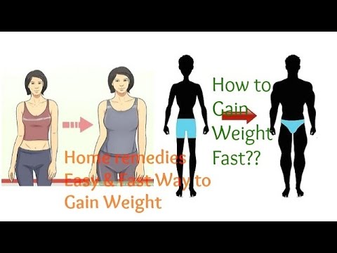 How To Gain Weight Fast In 1 Week - YouTube