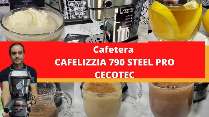 CECOTEC CUMBIA 790 STEEL DUO / Cafetera HÍBRIDA🔥 CAPSULAS + CAFÉ MOLIDO 