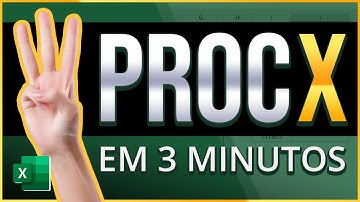 Função PROCX em Apenas 3 Minutos - Aula Descomplicada: Aprenda Já e de Forma Rápida