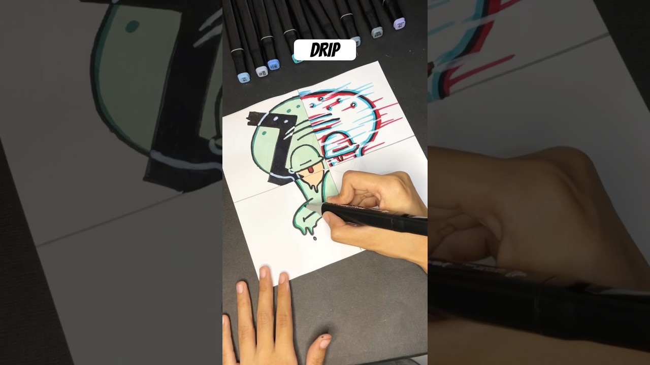 One drawing but 4 different styles part 3 