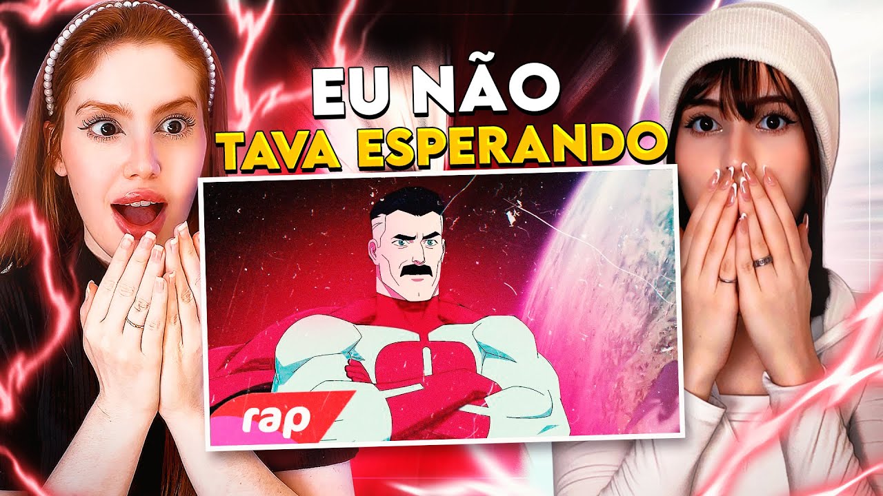REACT 2 em 1 | RAP DO INVENCÍVEL e RAP DO OMNI-MAN | 7 Minutoz | NERD HITS | CR Reacts
