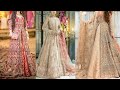 Lehenga and front open style  gown pakistani wedding dress 2022 latest lehenga open gown dresses