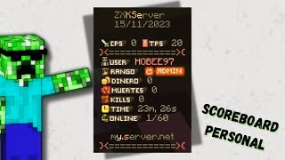 Scoreboardsidebar Personal En Minecraft Bedrock 1.21.50