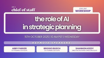 The Role of AI in Strategic Planning