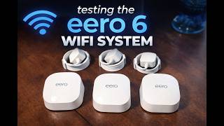 Eero 6 dual band mesh Wi-Fi system test before and after used with at&amp;t fiber