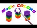 Learn Colors with Kinetic Sand for Children, Kids | Toddler Learning Educational Magic Wand