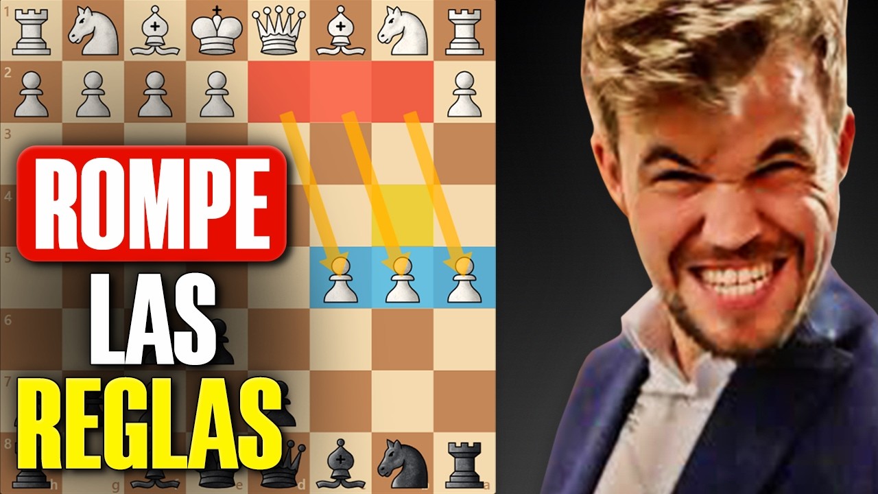 ¡Carlsen inventó un gambito muy loco! 🤪