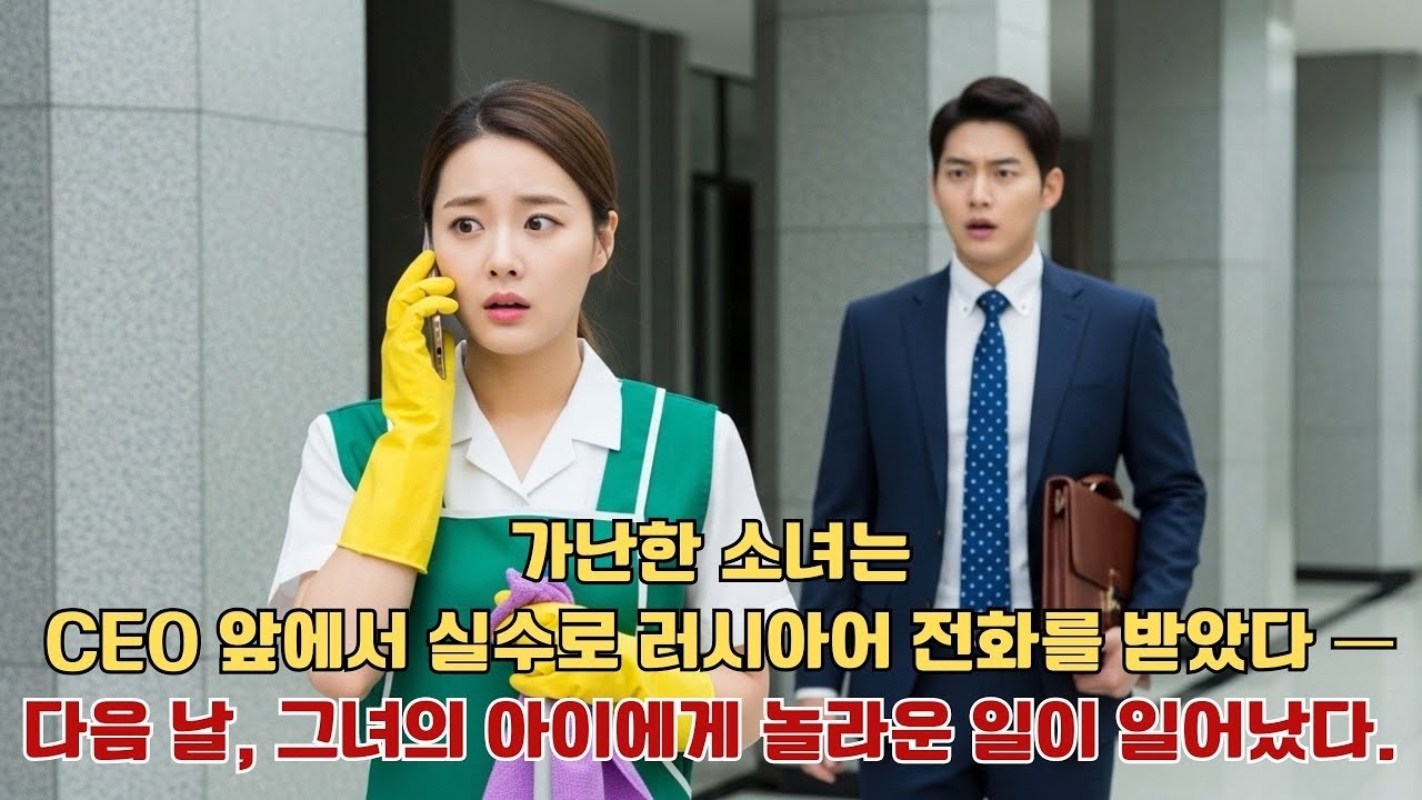 가난한 소녀는 CEO 앞에서 실수로 러시아어로 전화를 받았다 —그리고 다음 날, 그녀의 아이는… 놀라운 일을 겪게 되었다