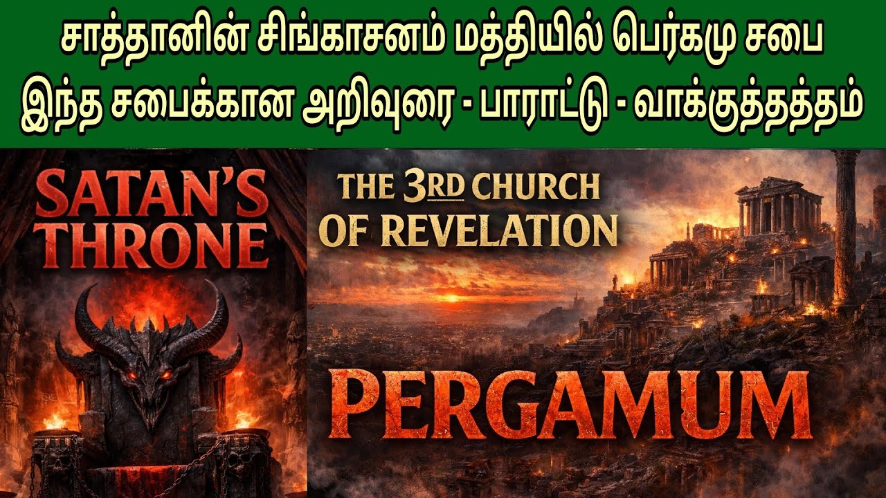 Объяснение Пергамской церкви | Эпизод 14 | Изучение Библии по книге Откровение на тамильском язык...
