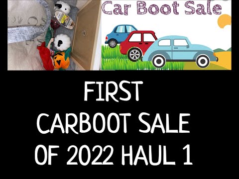 FIRST CAR BOOT SALE OF 2022 HAUL 1 | tazwells12