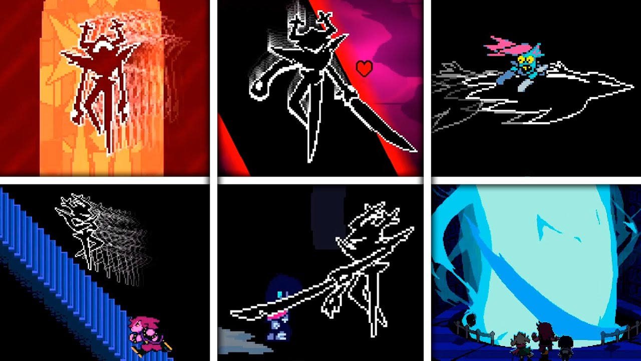 ALL Roaring Knight Scenes | Deltarune Chapter 3+4