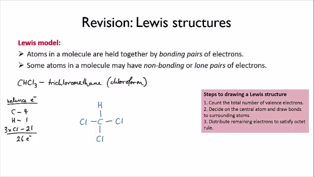 ⁣Lewis structures revision - Trichloromethane | Intermolecular forces | meriSTEM