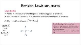 Lewis structures revision - Trichloromethane | Intermolecular forces | meriSTEM