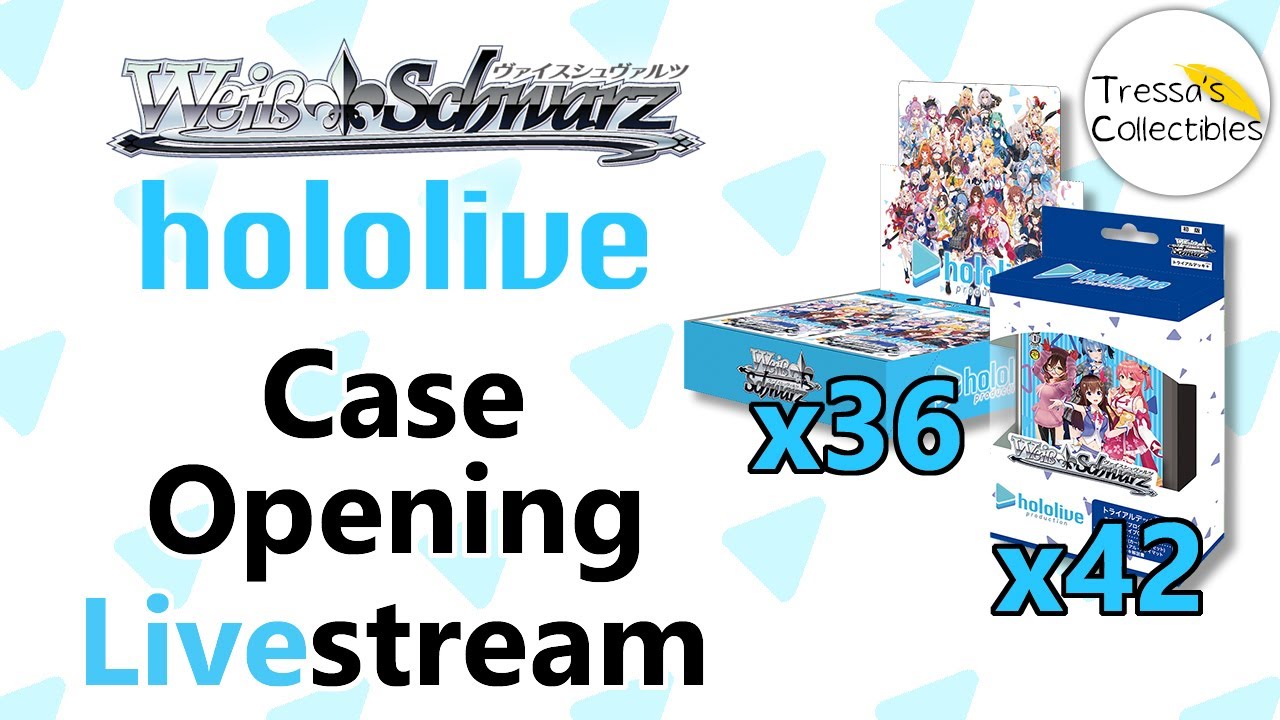 Japanese Hololive Booster Box and Trial Deck Opening! (36 Boxes 42