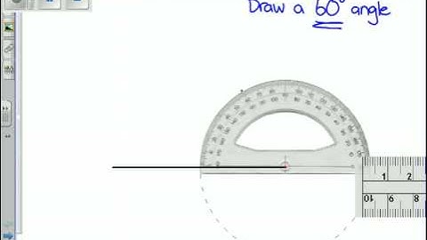 Drawing an Acute Angle
