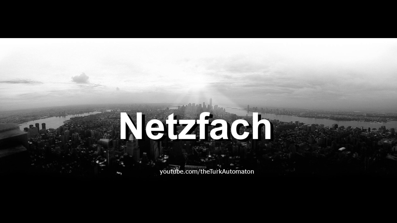 How to pronounce Netzfach in German - Perfectly