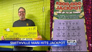 Smithville man wins $200,000 on scratch-off ticket