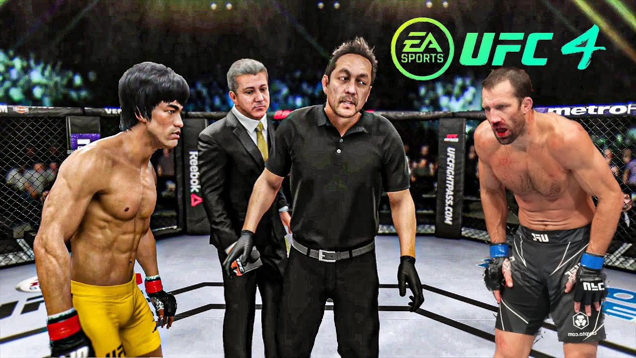 Брюс Ли против Люка Рокхолда EA Sports UFC 4 Dragon Fight 🔥🐲