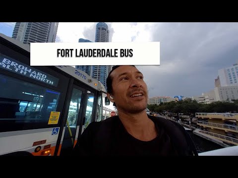 Downtown Fort Lauderdale and how to use BCT (Broward County Bus)