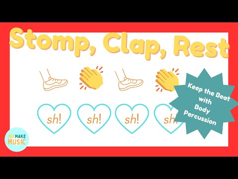 Keep the Beat Play-Along: Stomp, Clap, and Rest