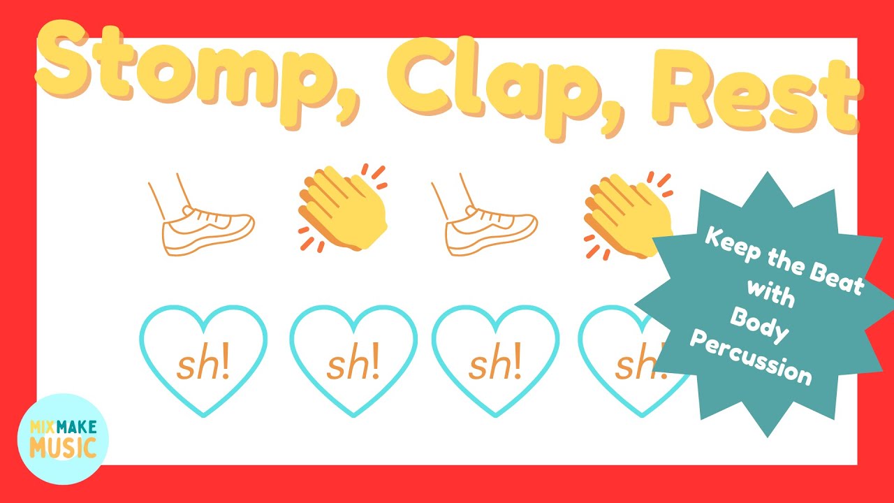Keep the Beat Play-Along: Stomp, Clap, and Rest