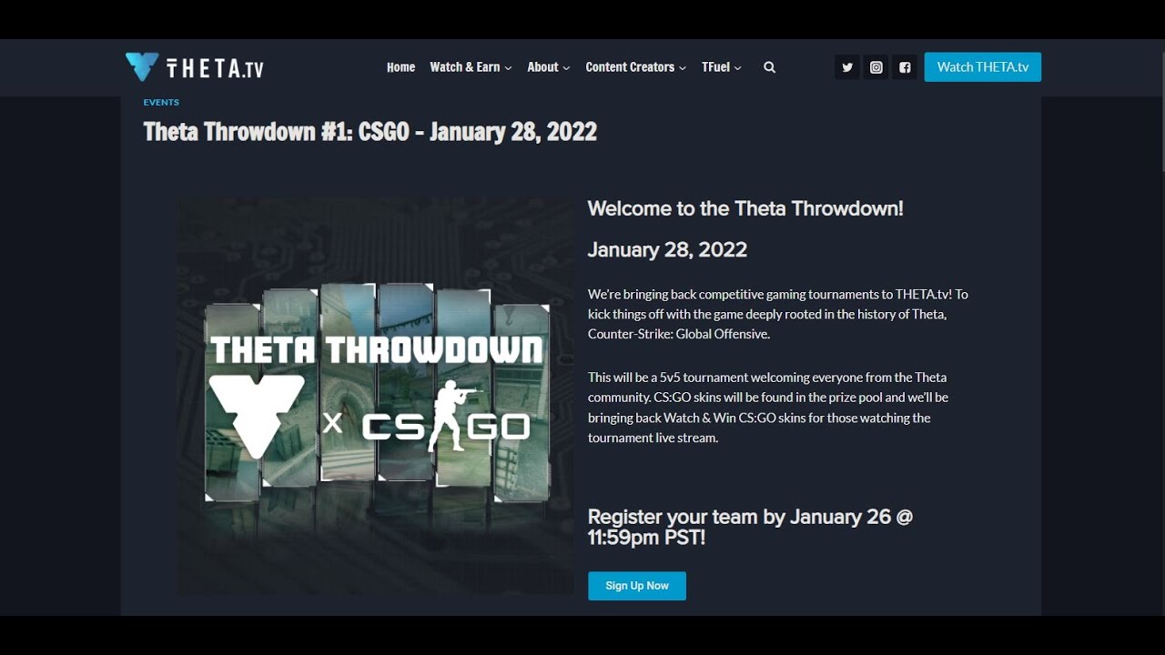 Counter Strike Tournament on Theta TV! 