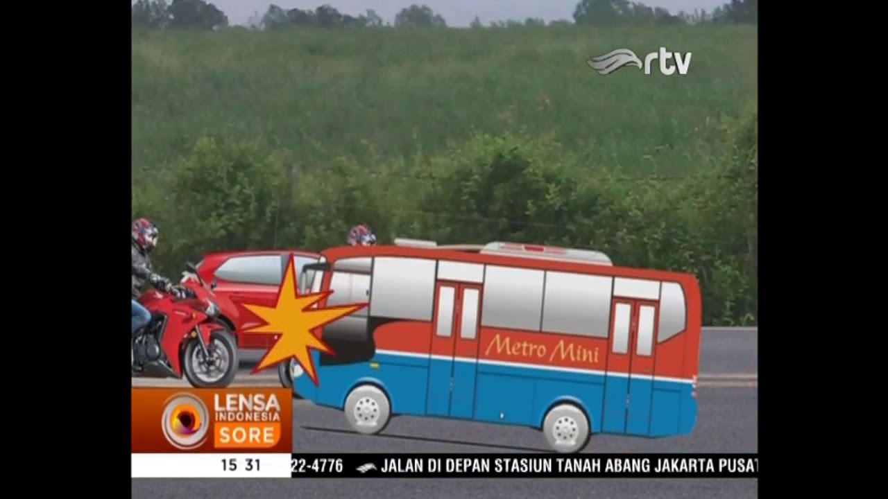 Metromini Tabrak Sepeda Motor Mobil 22 Desember 2017 YouTube Metromini Tabrak Sepeda Motor Mobil 22 Desember 2017 YouTube