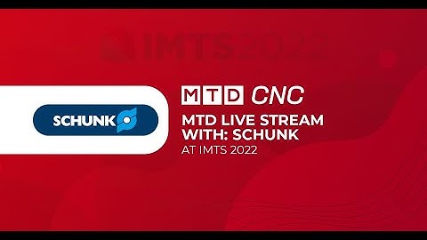 SCHUNK live stream from IMTS 2022 in Chicago