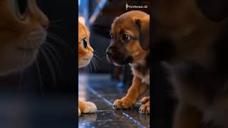 Cat & Dog Got Scared by Lightning! 😱⚡