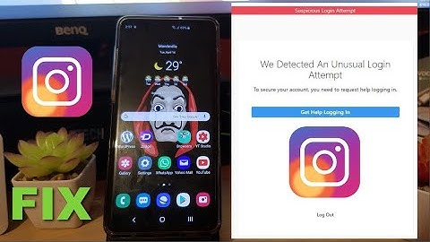 Instagram Suspicious Login Attempt issue Fix