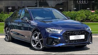 2023 Brand New Audi A4 2.0 Tfsi 40 Black Edition S Tronic Stoke Audi