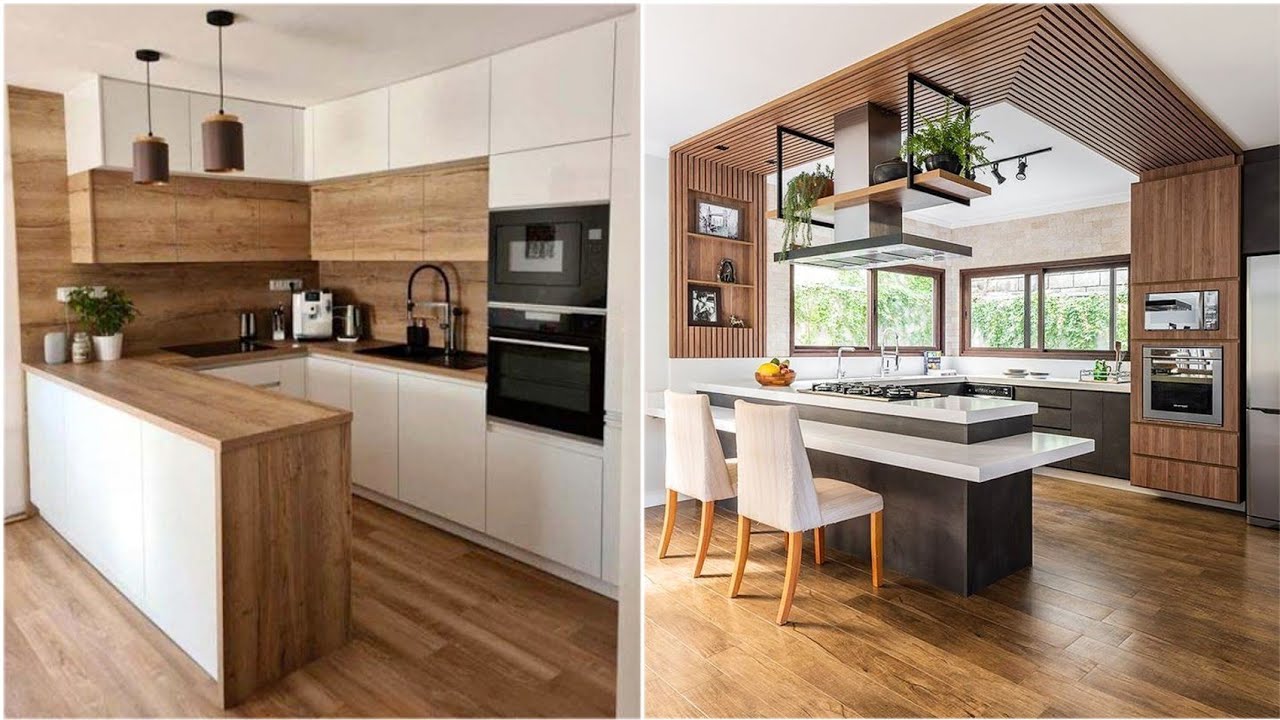 Open Kitchen Design With Living Room