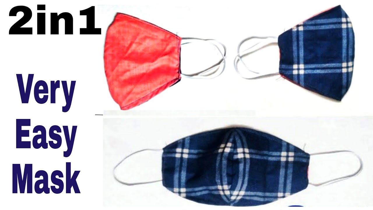 Very Easy New Style Pattern Mask/Face Mask Sewing Tutorialhow to make face mask at homediy