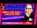 Make LED Cell Layouts Fast - Tips and Cloning Trick  | consoletrainer grandma2 tutorial 2020