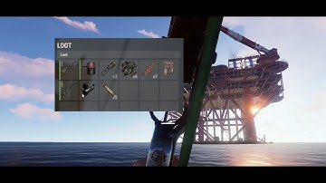 Rust - SOLO OIL RIG with Compound Bow ( Vanilla Sever )