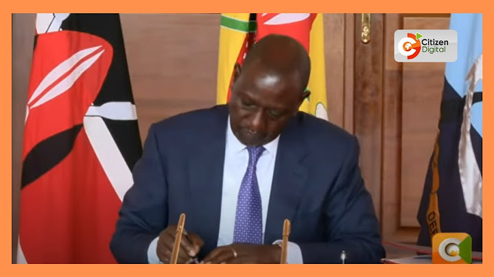 President Ruto signs finance bill 2025 into effect