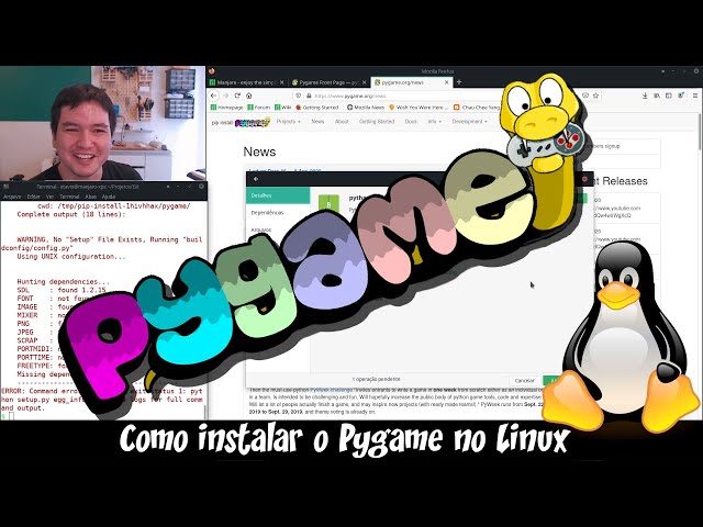 conjunto de jogos awesome-pygames no Linux - como instalar via Snap