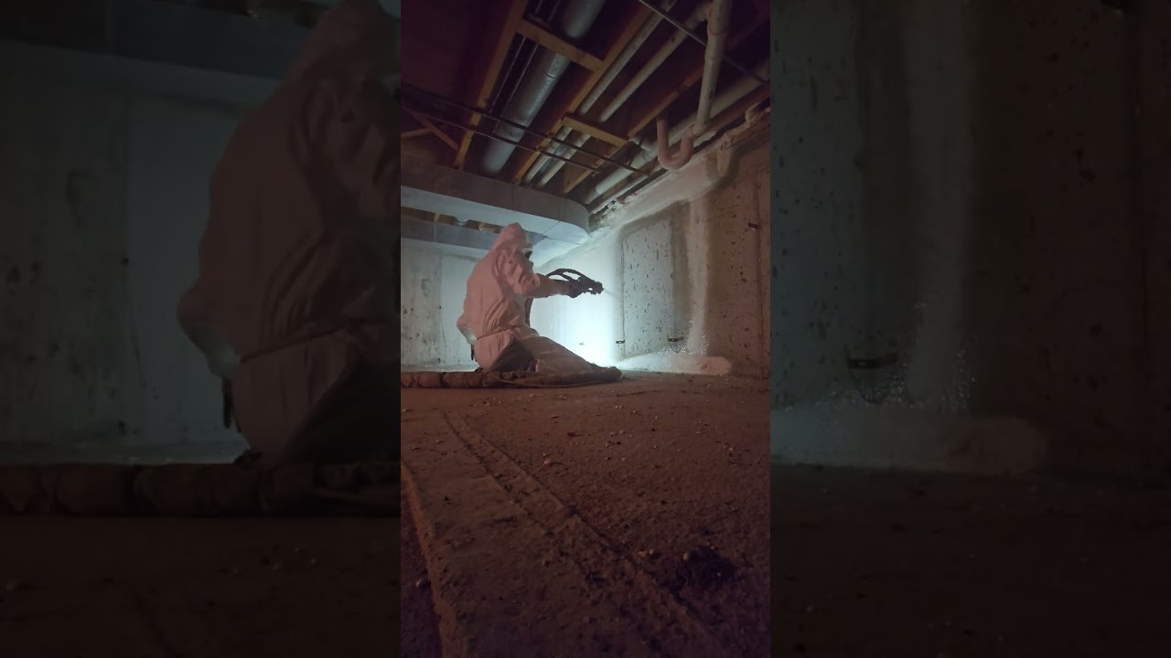 Paragon Insulation.  Installation of closed cell/open cell to crawlspace.