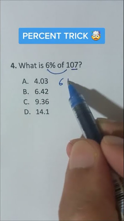 How To Calculate Percents In 5 Seconds