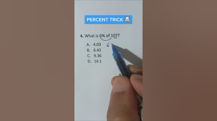 How To Calculate Percents In 5 Seconds