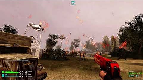 Me Using Ultimate Admin Gun To Kill Martian Tripods