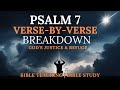 Psalm 7 Bible Teaching: Verse-by-Verse Explanation of God's Justice and Mercy